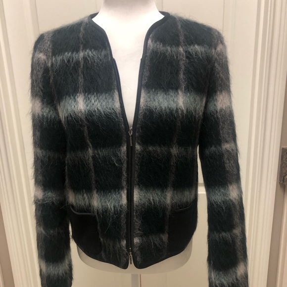 Contemporary wool/mohair/alpaca jacket